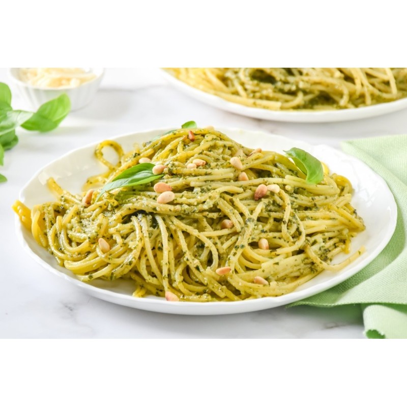 Spaguettis al pesto