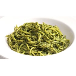 Espaguetis al pesto