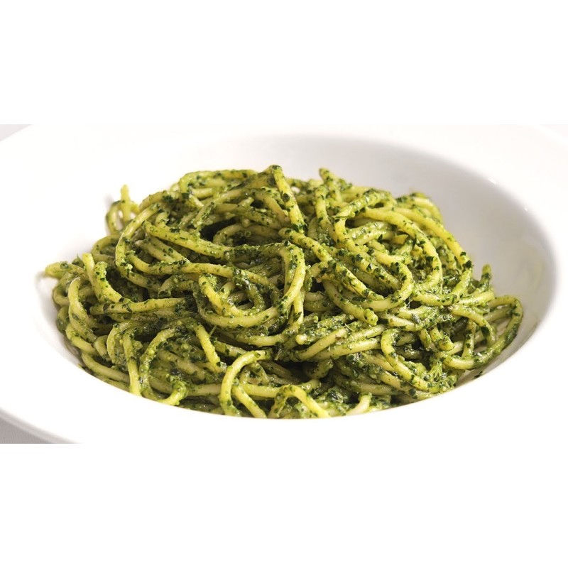 Espaguetis al pesto