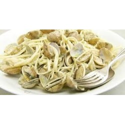Spaguettis con almejas