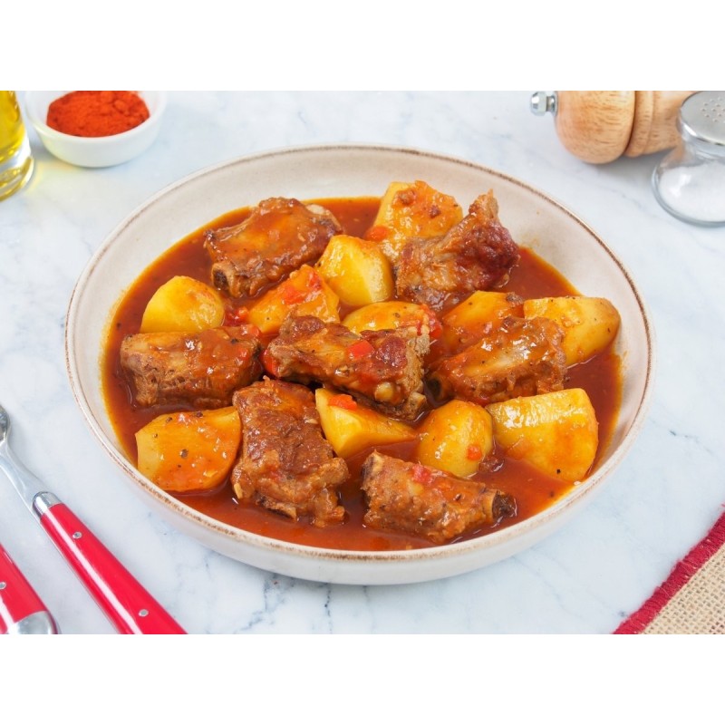 Patatas guisadas con costillas
