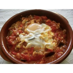 Pisto con huevo