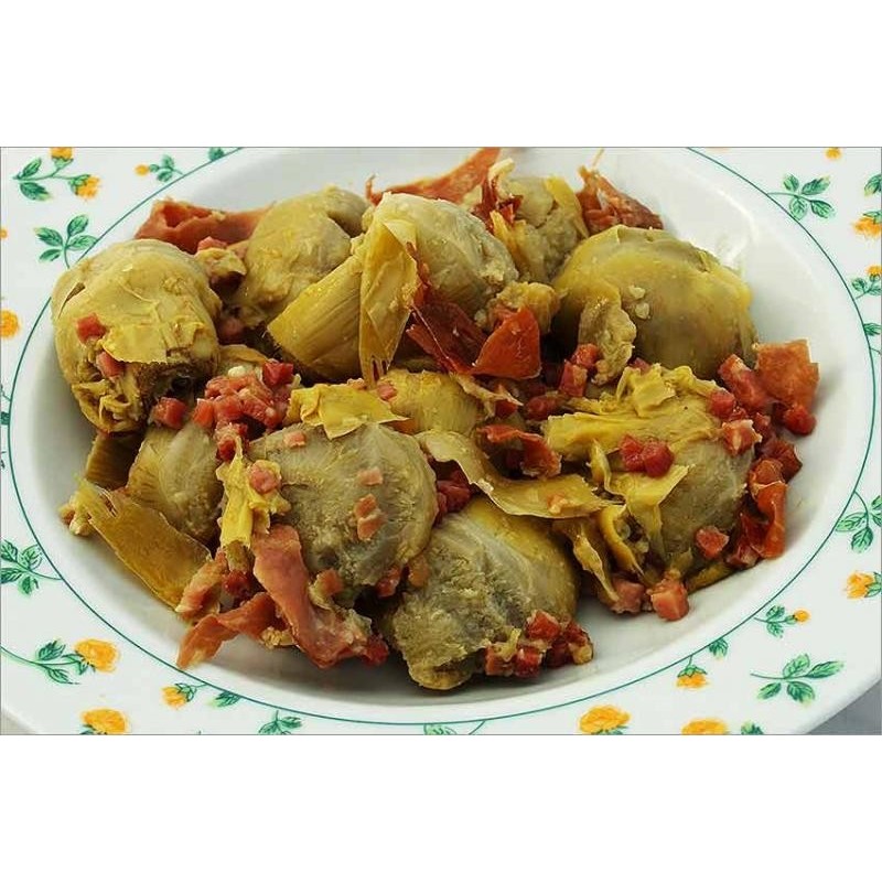 Alcachofas con jamon