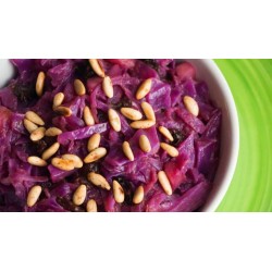 Lombarda con pasas y manzana