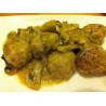 Albondigas con salsa de champiñon