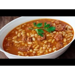 Alubias blancas con chorizo