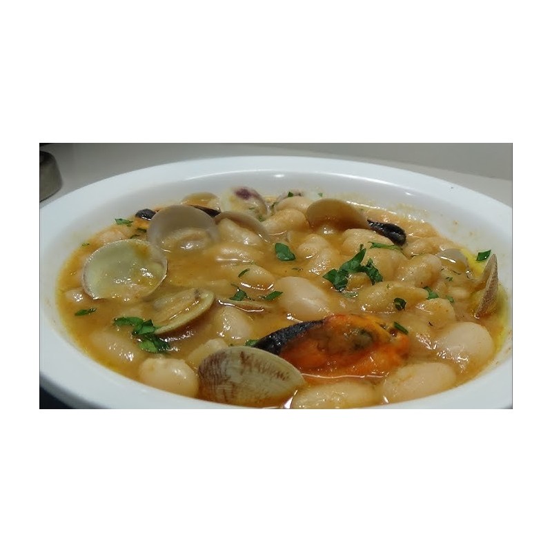 Alubias blancas a la marinera